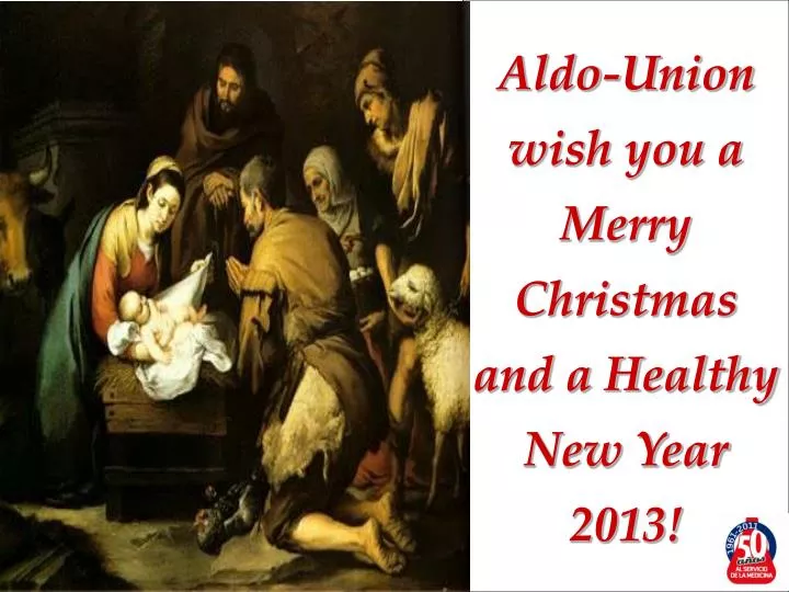 aldo union wish you a merry christmas and a healthy new year 2013