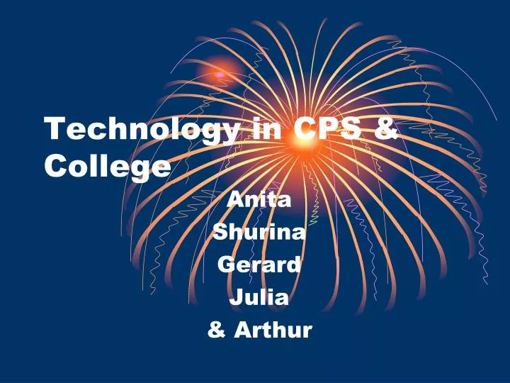 technology in cps college