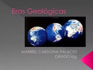 eras geol gicas