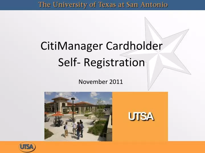 citimanager cardholder self registration