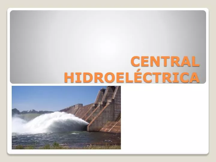 central hidroel ctrica