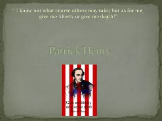 Patrick Henry