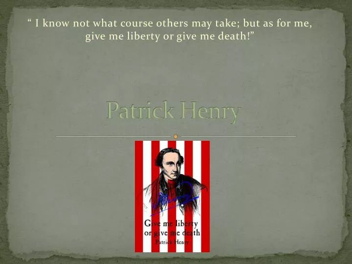 patrick henry