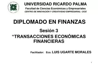 diplomado en finanzas