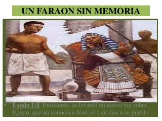 un faraon sin memoria