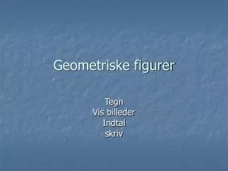 geometriske figurer
