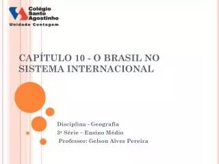 cap tulo 10 o brasil no sistema internacional