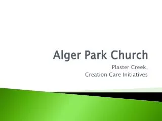Alger Park Church