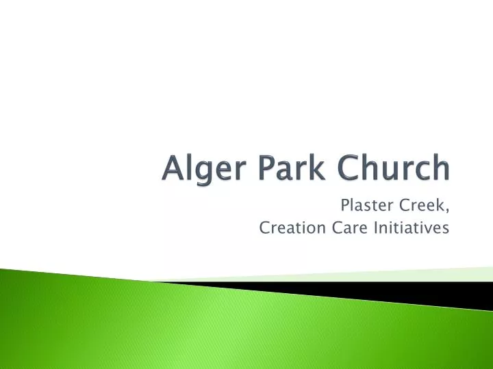 alger park church