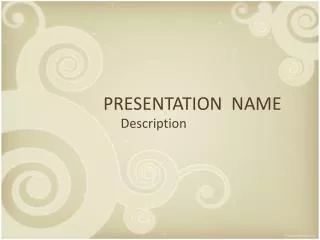presentation name