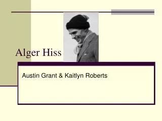 Alger Hiss