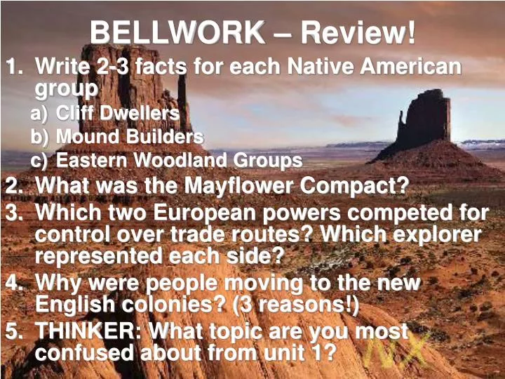 bellwork review