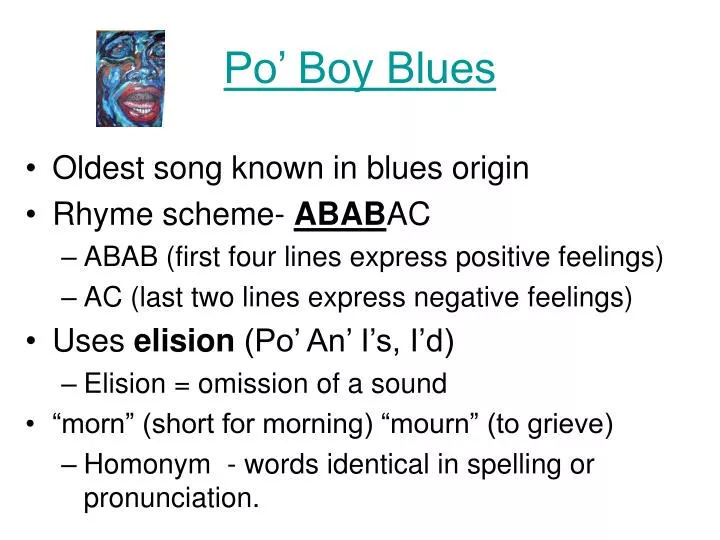po boy blues