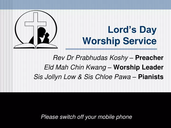 lord s day worship service