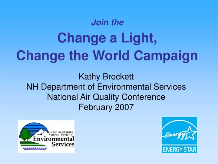 join the change a light change the world campaign