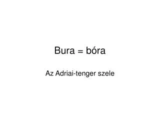 bura b ra