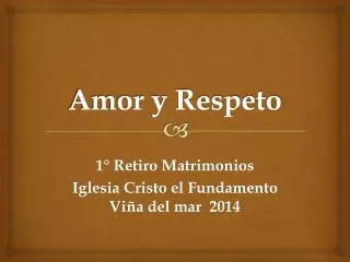 amor y respeto