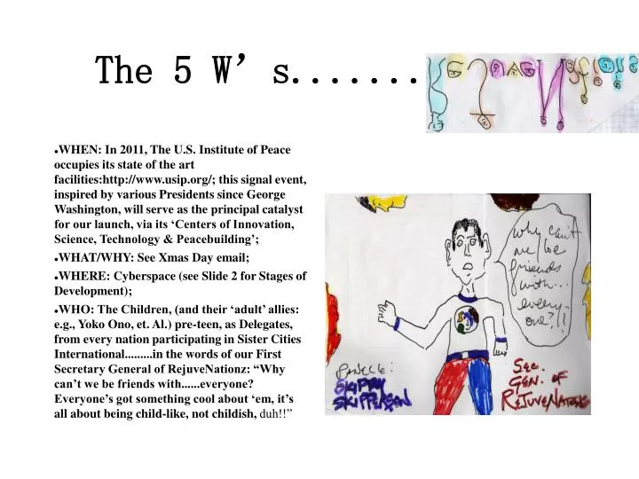 the 5 w s