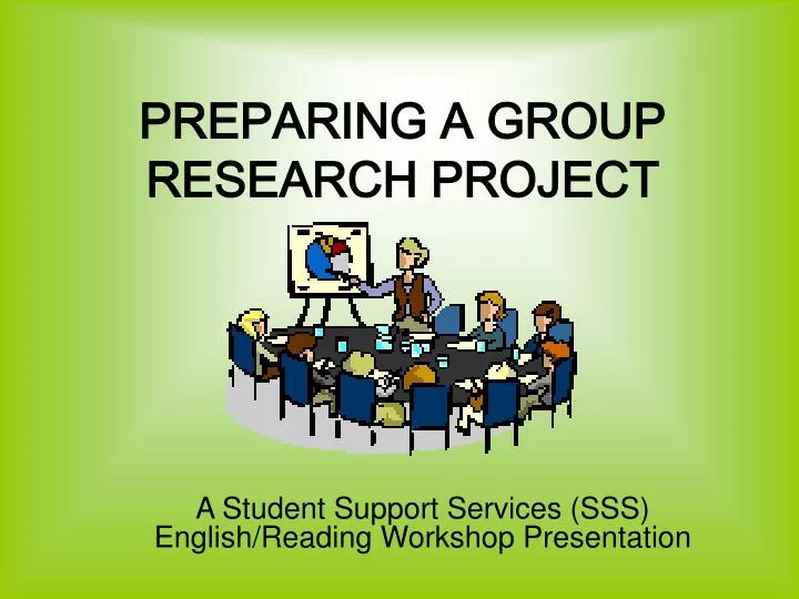preparing a group research project