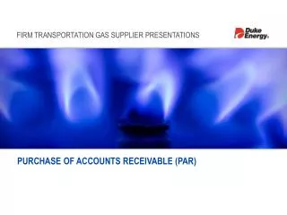 PURCHASE OF ACCOUNTS RECEIVABLE (PAR)