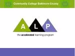 Community College Baltimore County - slide 1
