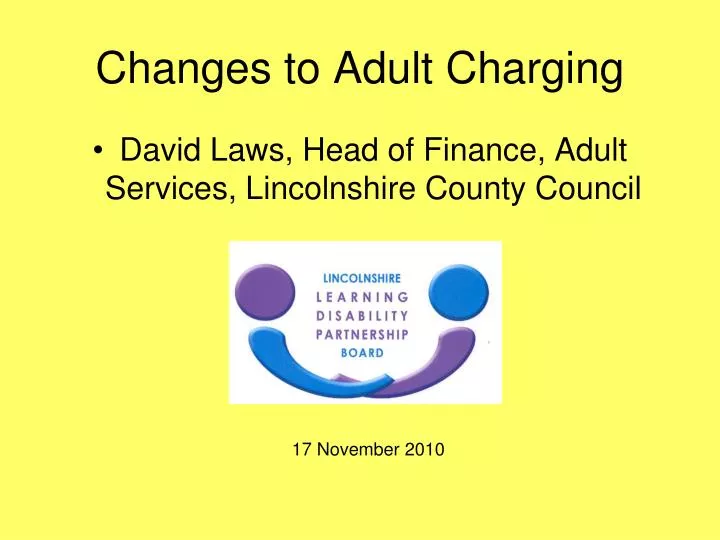 changes to adult charging