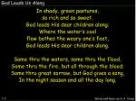 God Leads Us Along - slide 1