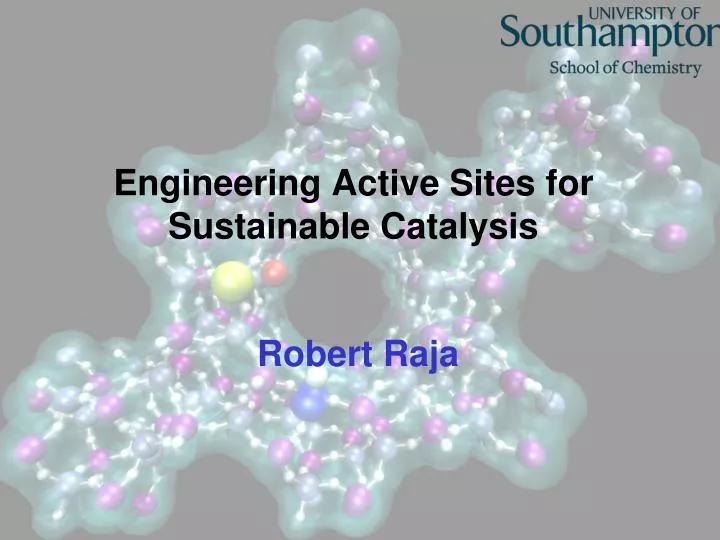 engineering active sites for sustainable catalysis