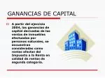 GANANCIAS DE CAPITAL - slide 1