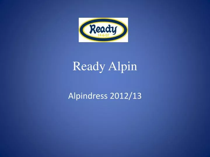 ready alpin