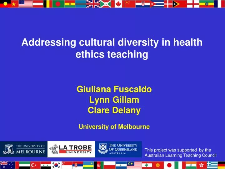 addressing cultural diversity in health ethics teaching