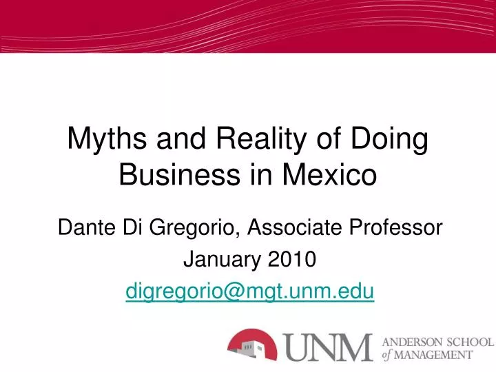 myths and reality of doing business in mexico