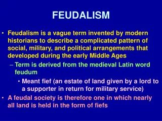 FEUDALISM