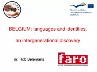 BELGIUM: languages and identities. an intergenerational discovery