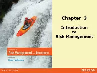 Chapter 3 Introduction to Risk Management