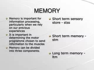 memory