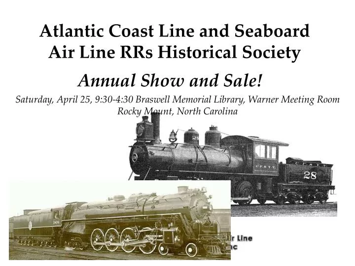 atlantic coast line and seaboard air line rrs historical society