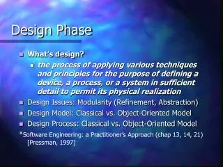 Design Phase