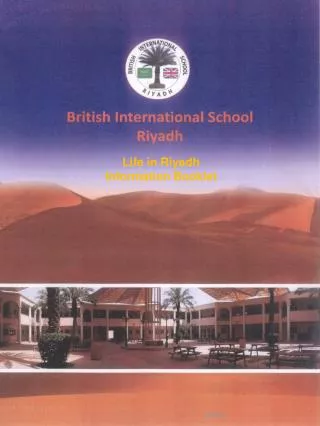 Life in Riyadh Information Booklet