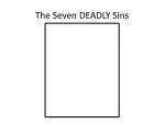 The Seven DEADLY Sins - slide 1