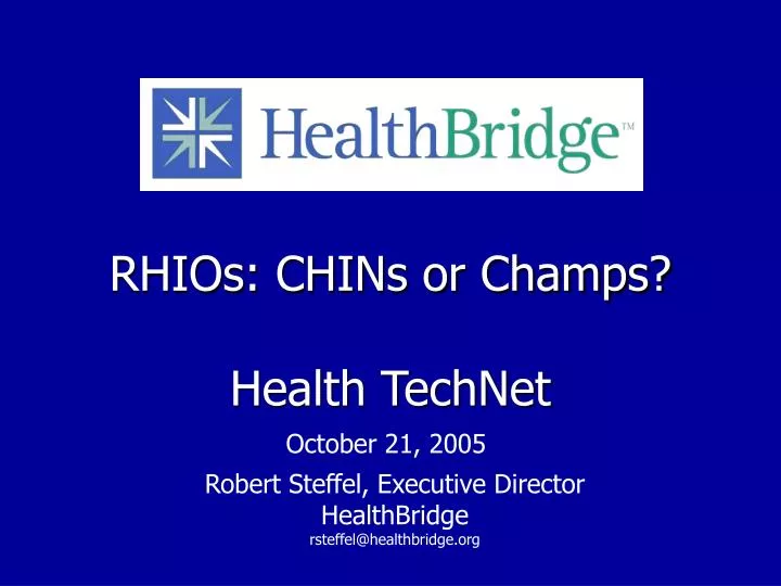 rhios chins or champs health technet