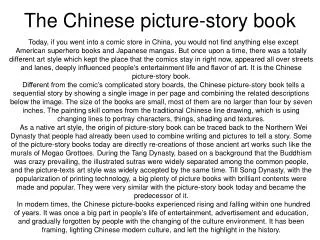 The Chinese picture-story book