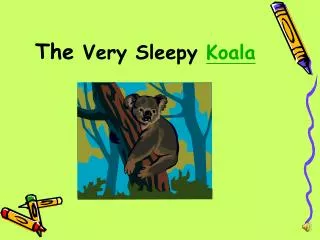 The Very Sleepy Koala