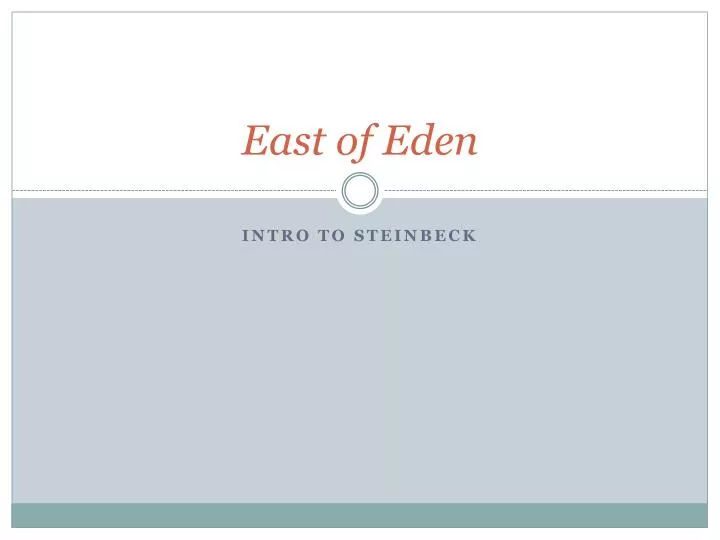east of eden