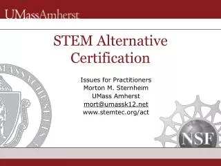 STEM Alternative Certification