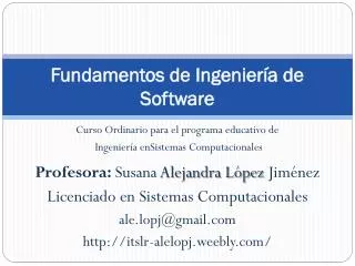 fundamentos de ingenier a de software