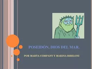 poseid n dios del mar