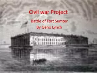 Civil war Project