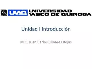 unidad i introducci n