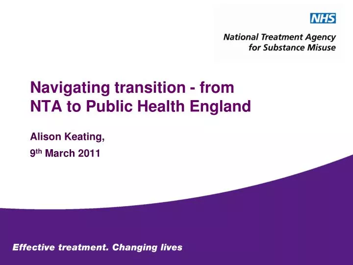 navigating transition from nta to public health england